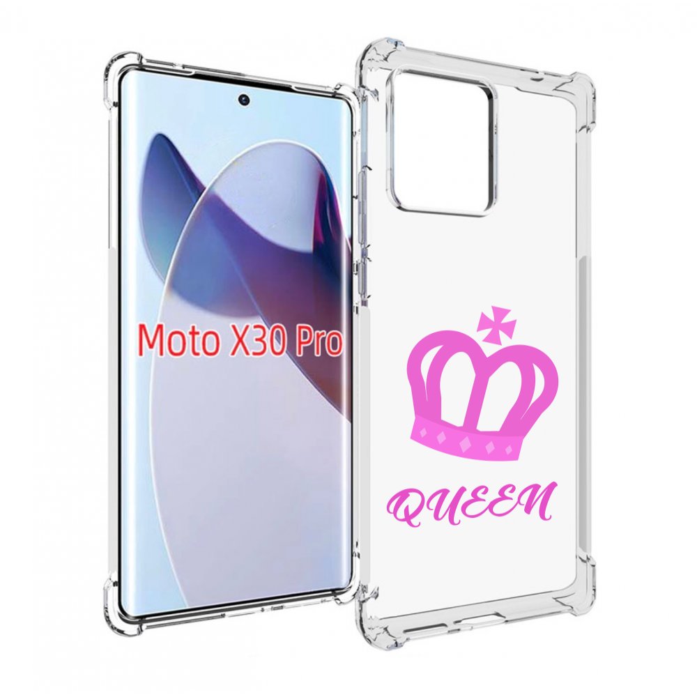 

Чехол MyPads корона-королевы-розовый для Motorola Moto X30 Pro, Прозрачный, Tocco