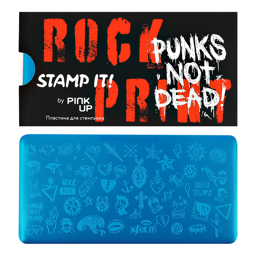 Пластина для стемпинга PINK UP STAMP IT! ROCK PRINT