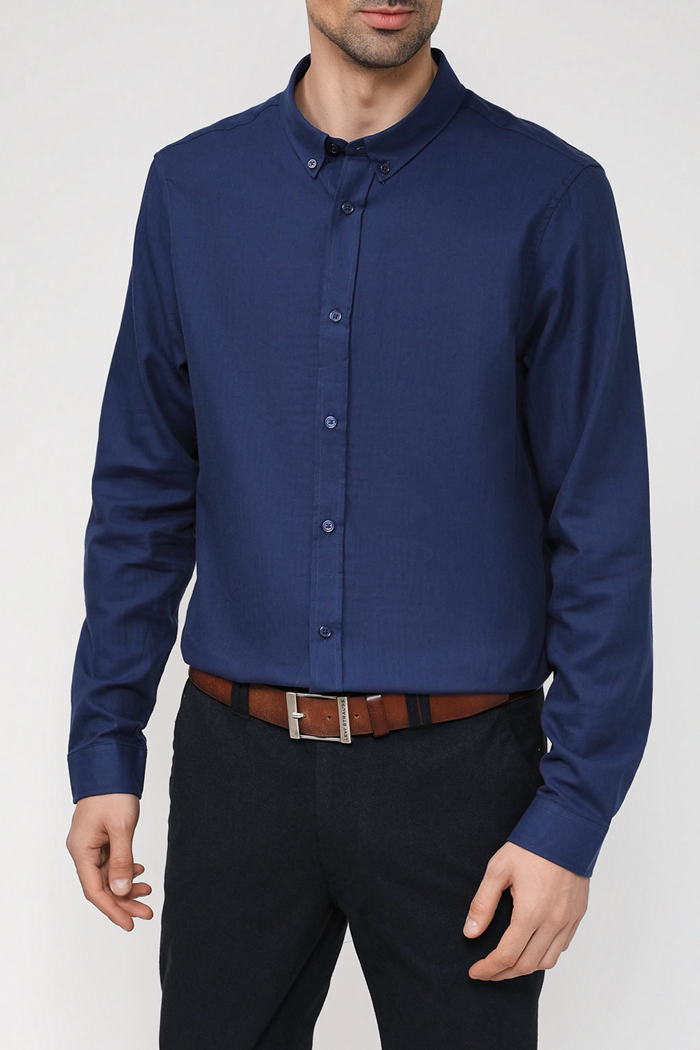 Рубашка мужская MARCO DI RADI MDR22103421CD-205 синяя XL