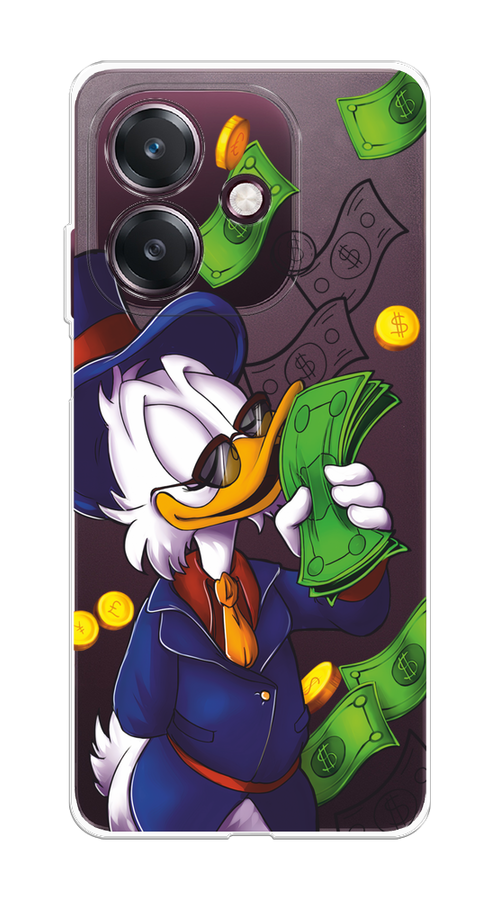 

Чехол на Oppo A3 "Scrooge McDuck with Money", Синий;зеленый;белый, 2518650-1