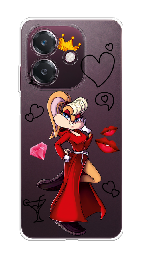 

Чехол на Oppo A3 "Rich Lola Bunny", Красный;бежевый;оранжевый, 2518650-1