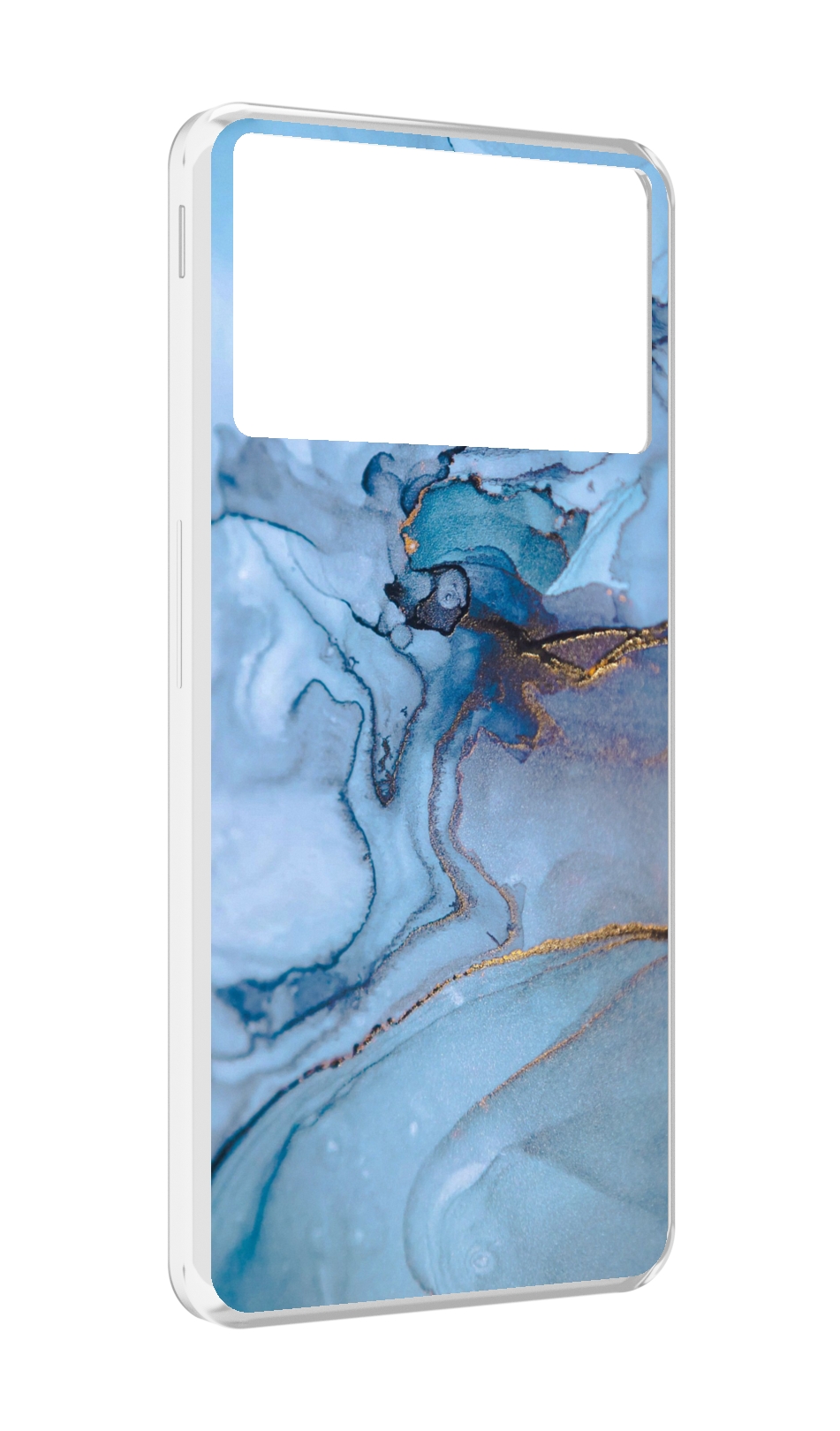 

Чехол MyPads голубой мрамор для ZTE Nubia Z40S Pro, Прозрачный, Tocco