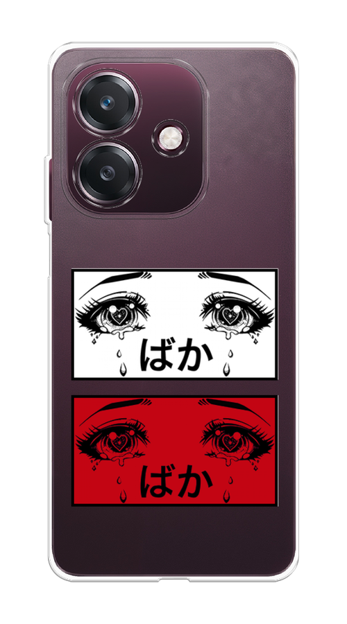

Чехол на Oppo A3 "Красные глаза манга", Бордовый;белый;черный, 2518650-1