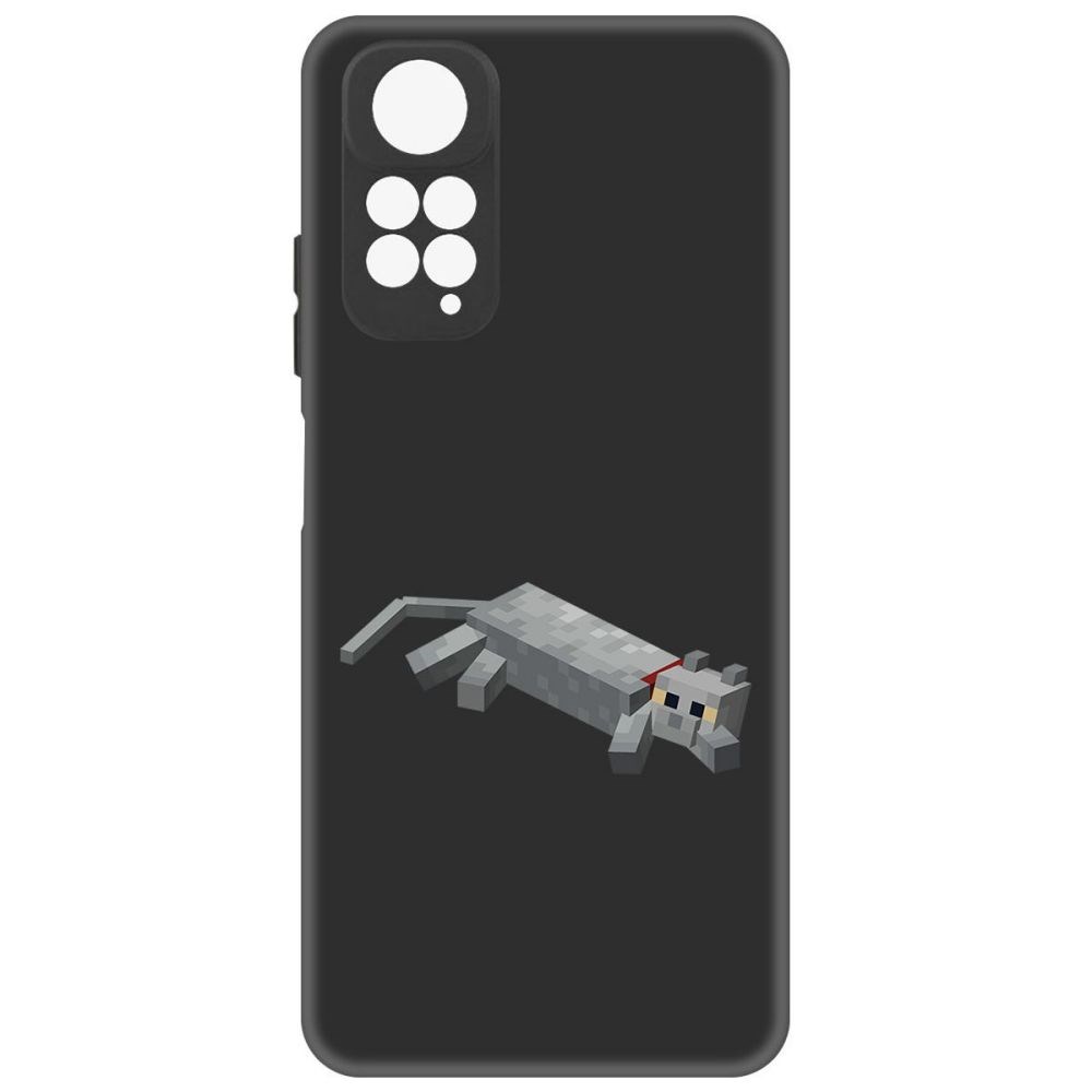 Чехол-накладка Софт Minecraft-Кошка для Xiaomi Redmi Note 11S