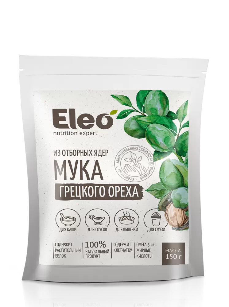 

Мука грецкого ореха Eleo, 150 г