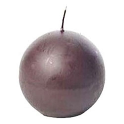 

Свеча декоративная круглая Mercury Sphere 10 см коричневая