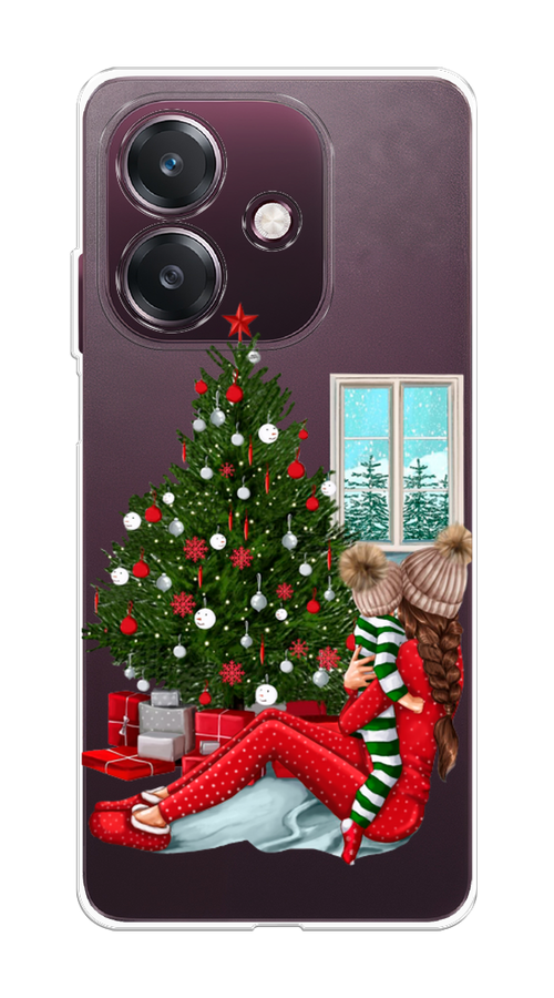 

Чехол на Oppo A3 "Новый год с мамой", Красный;зеленый;голубой, 2518650-1