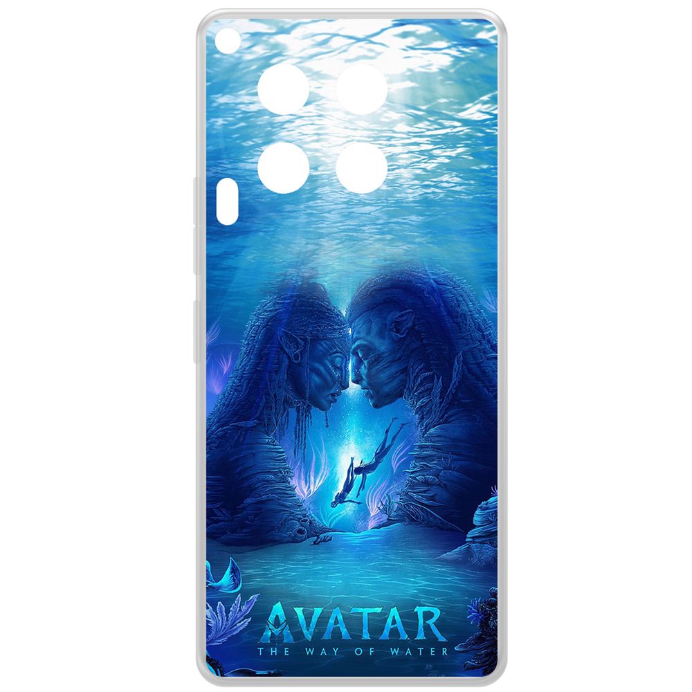 

Чехол-накладка Krutoff Clear Case Аватар - Рифы для TECNO Camon 30, Прозрачный