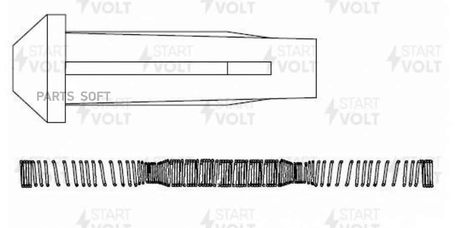 

Наконечник катушки зажигания для а м Ford Mazda Volvo 1.8i 2.0i 2.3i (STC 1080)