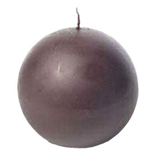 

Свеча декоративная круглая Mercury Sphere 12 см коричневая