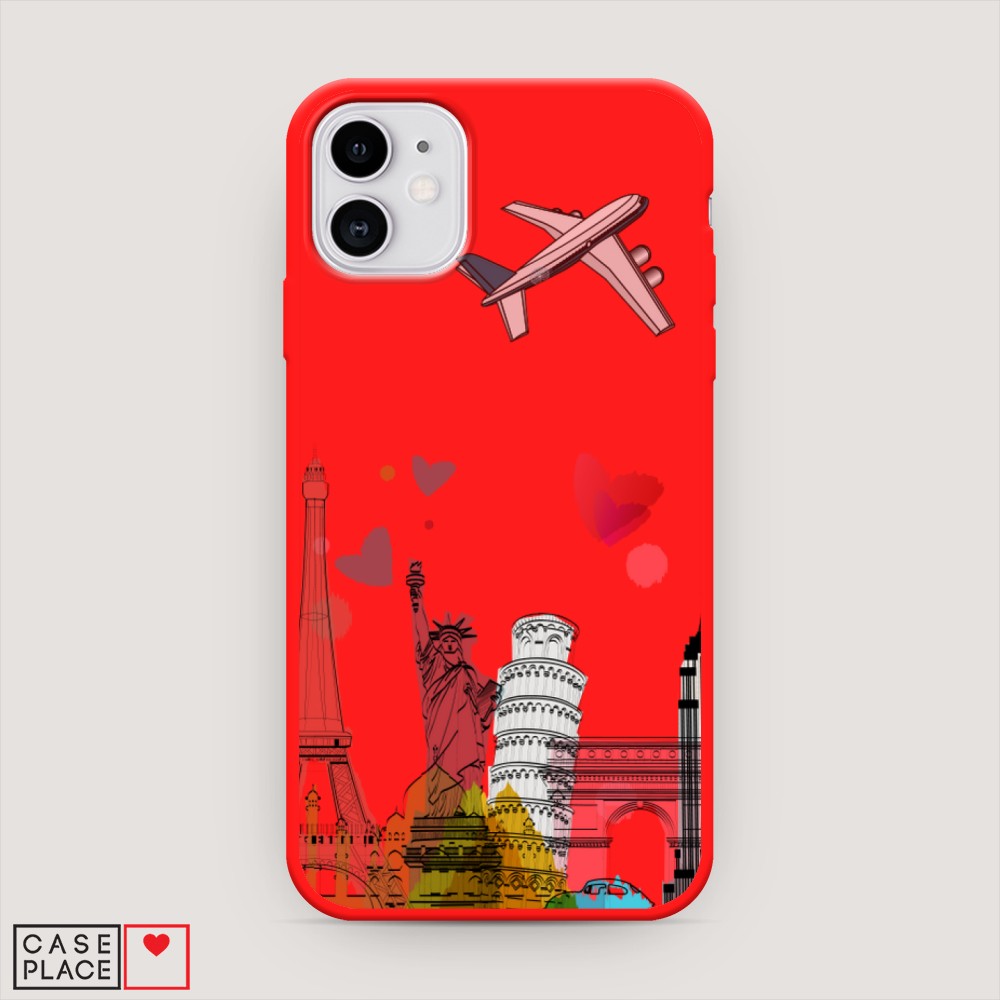 

Чехол Awog на Apple iPhone 11 / Айфон 11 "Самолет путешествий", Разноцветный, 12153-1
