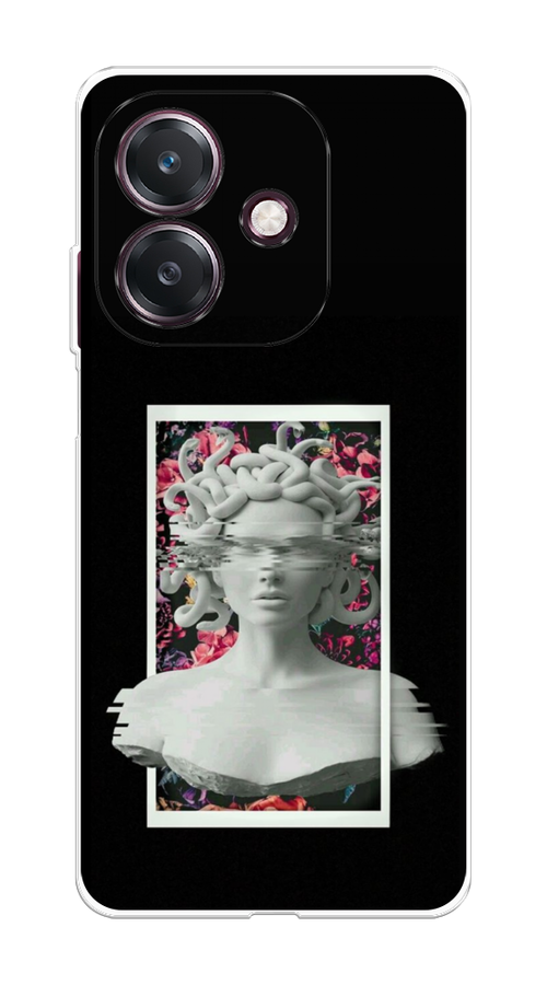 

Чехол на Oppo A3 "Web Punk Медуза Горгона", Черный;серый, 2518650-1
