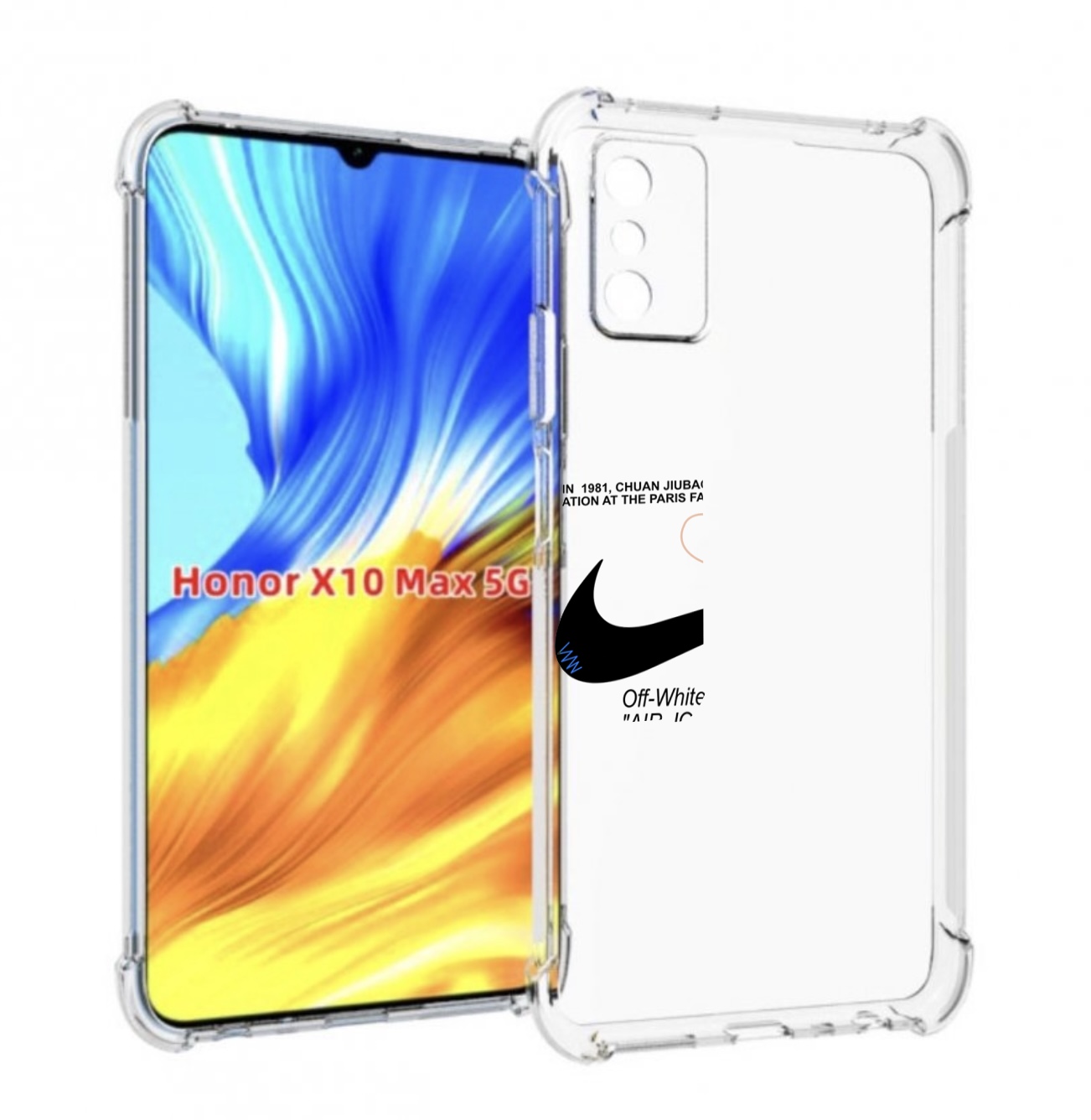 

Чехол MyPads коллаборация-найк для Honor X10 Max, Прозрачный, Tocco