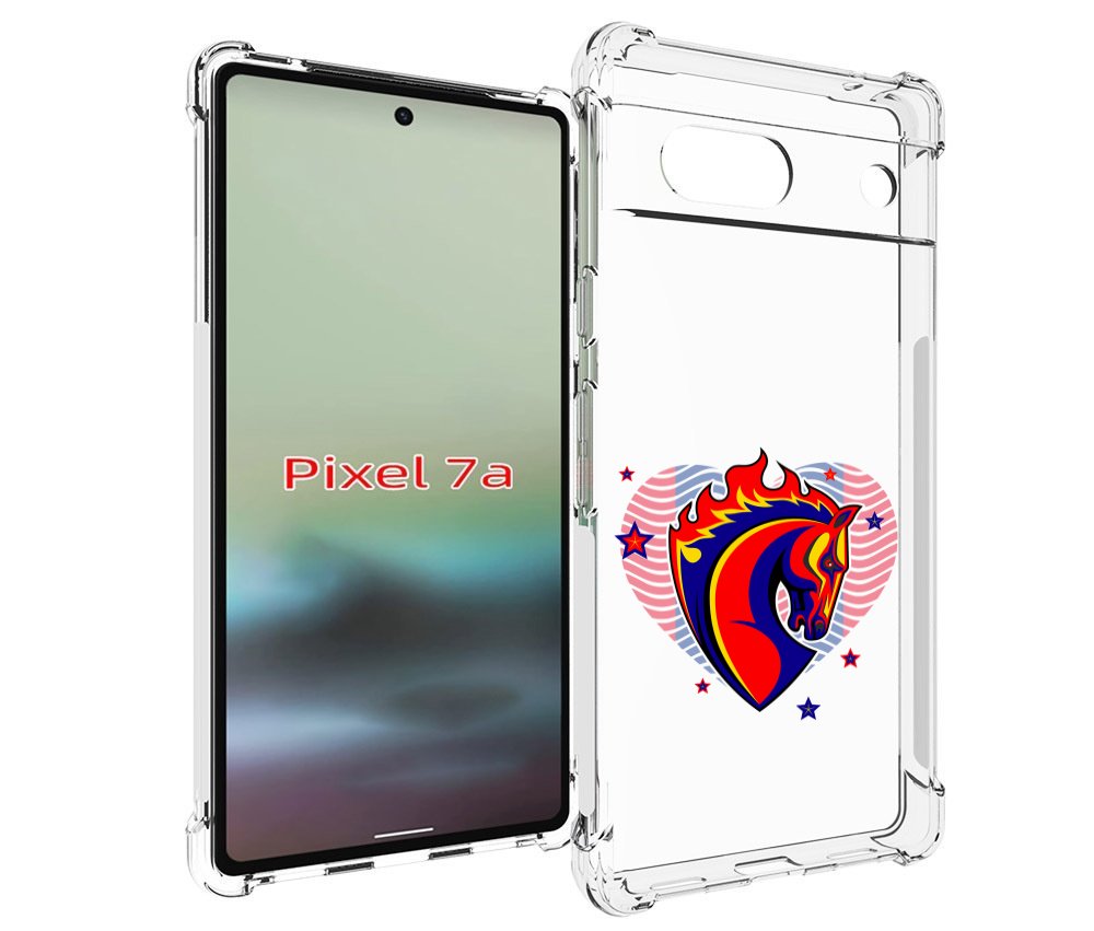 

Чехол MyPads ФК ЦСЛ Лошадь для Google Pixel 7A, Tocco