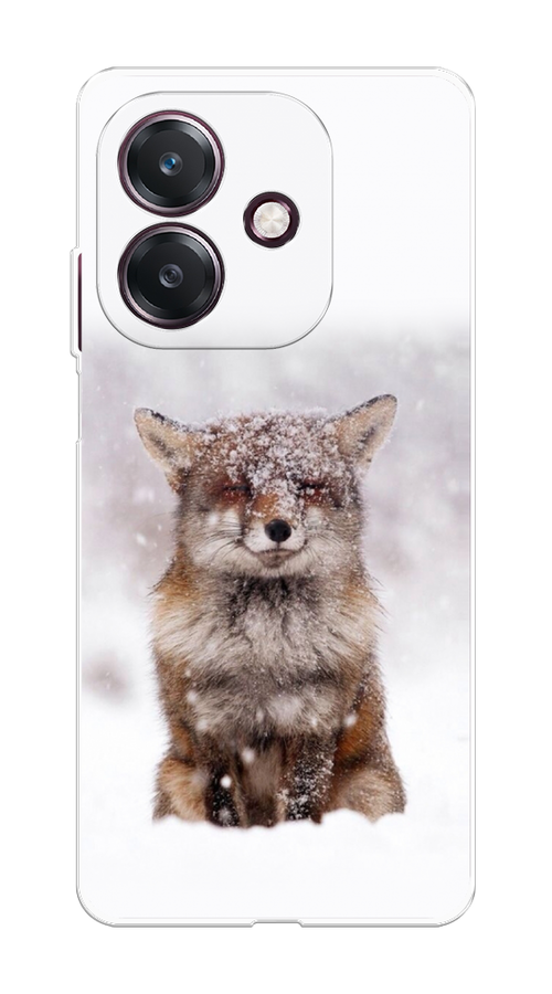 

Чехол на Oppo A3 "Зимняя лиса", Белый;серый;коричневый, 2518650-1