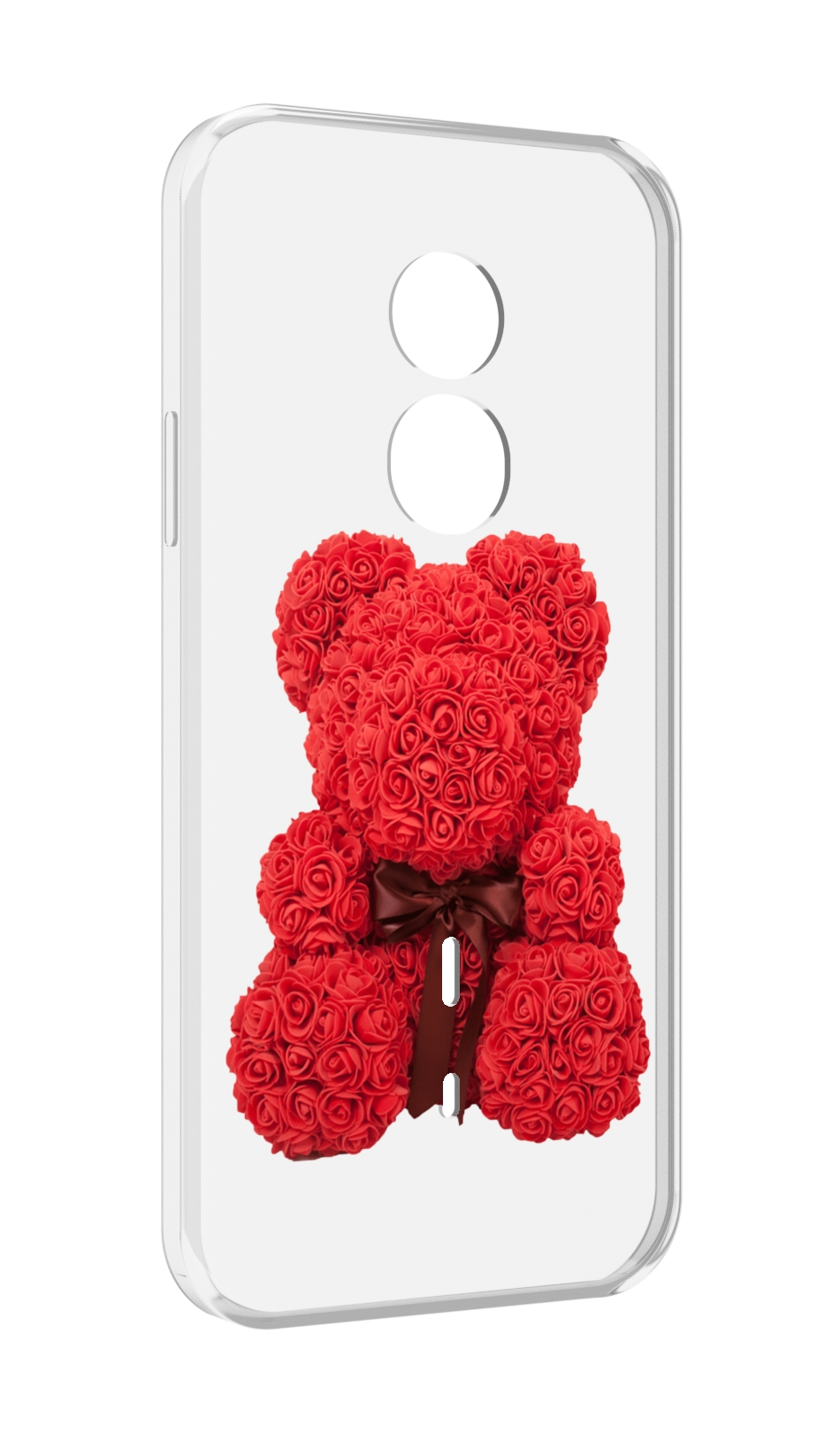 

Чехол MyPads мишка-из-розочек для Doogee S51, Прозрачный, Tocco