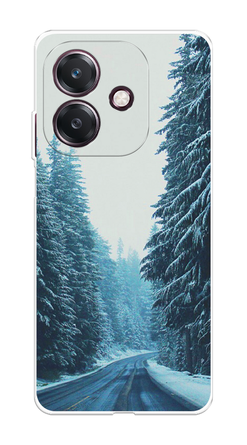 

Чехол на Oppo A3 "Зима 9", Бежевый;голубой;черный, 2518650-1