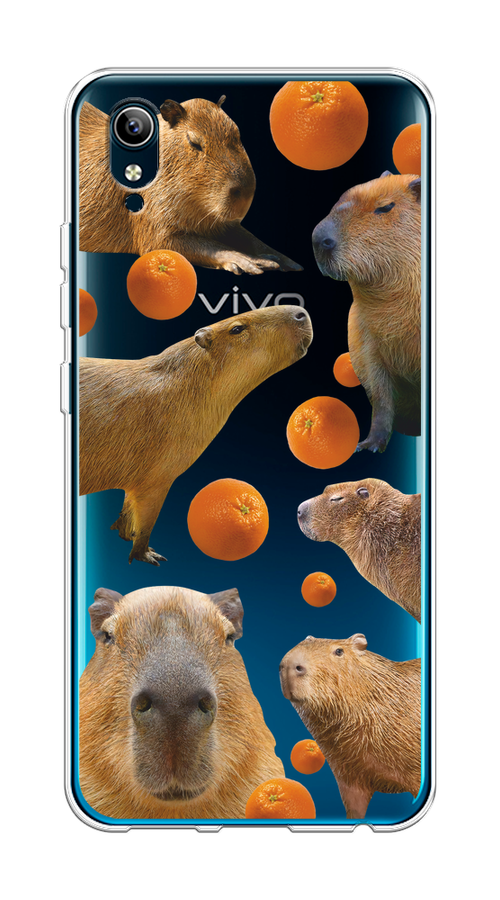 

Чехол на Vivo Y91c/Y1s "Капибара и апельсины", 263250-1