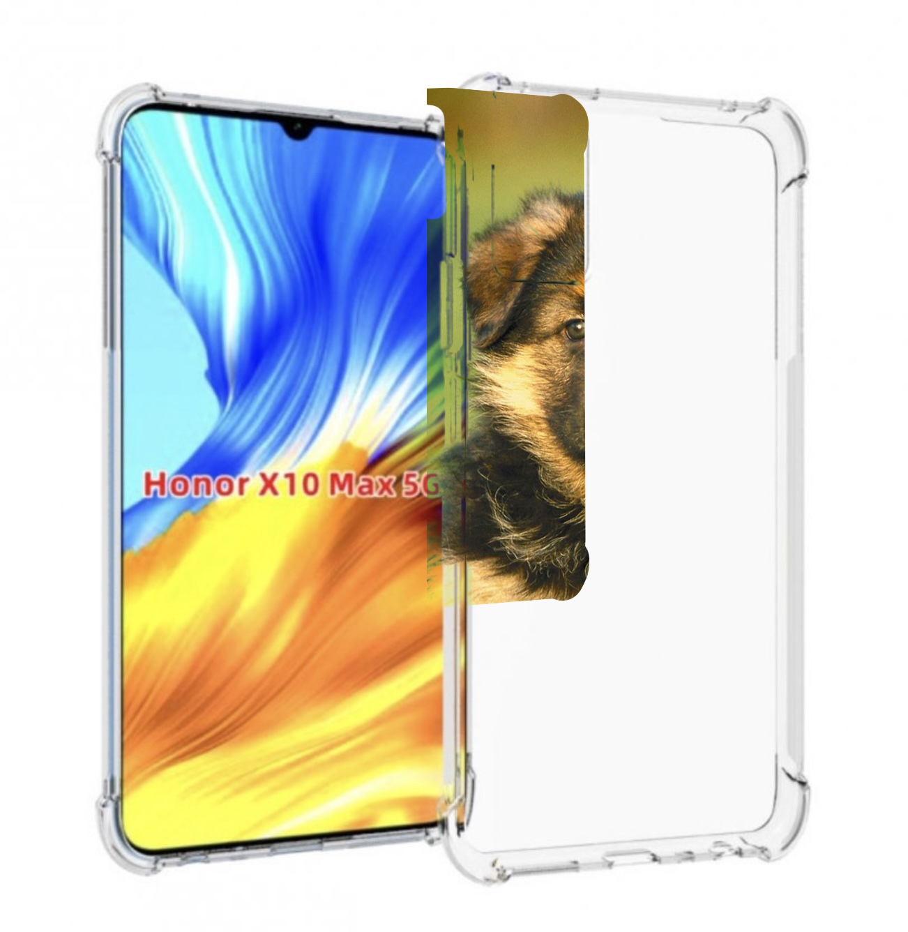 

Чехол MyPads кавказская овчарка для Honor X10 Max, Прозрачный, Tocco