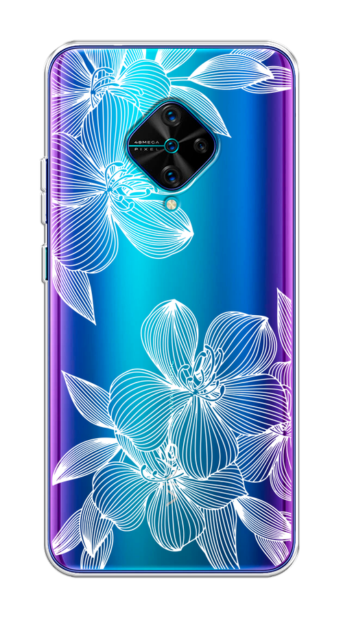 

Чехол на Vivo V17/Y9s "Крокус", Белый;прозрачный, 262450-1