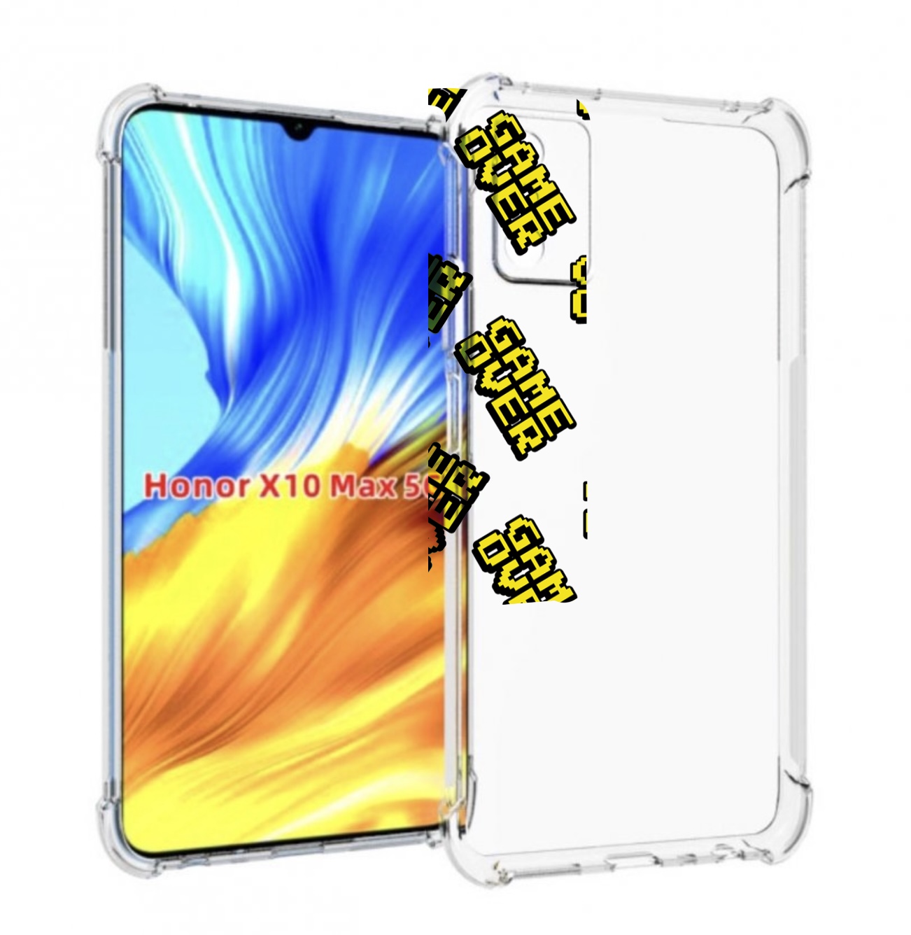 

Чехол MyPads игра-окончена для Honor X10 Max, Прозрачный, Tocco