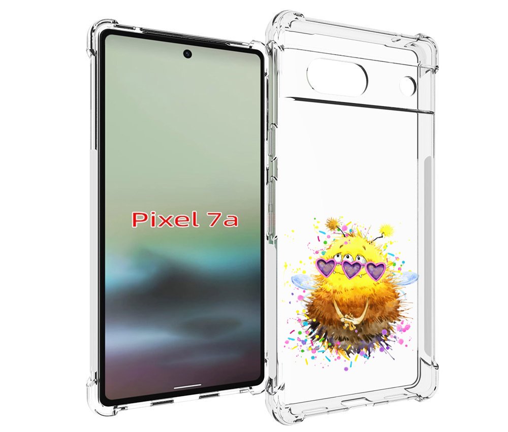 

Чехол MyPads Пушитый шмель для Google Pixel 7A, Tocco