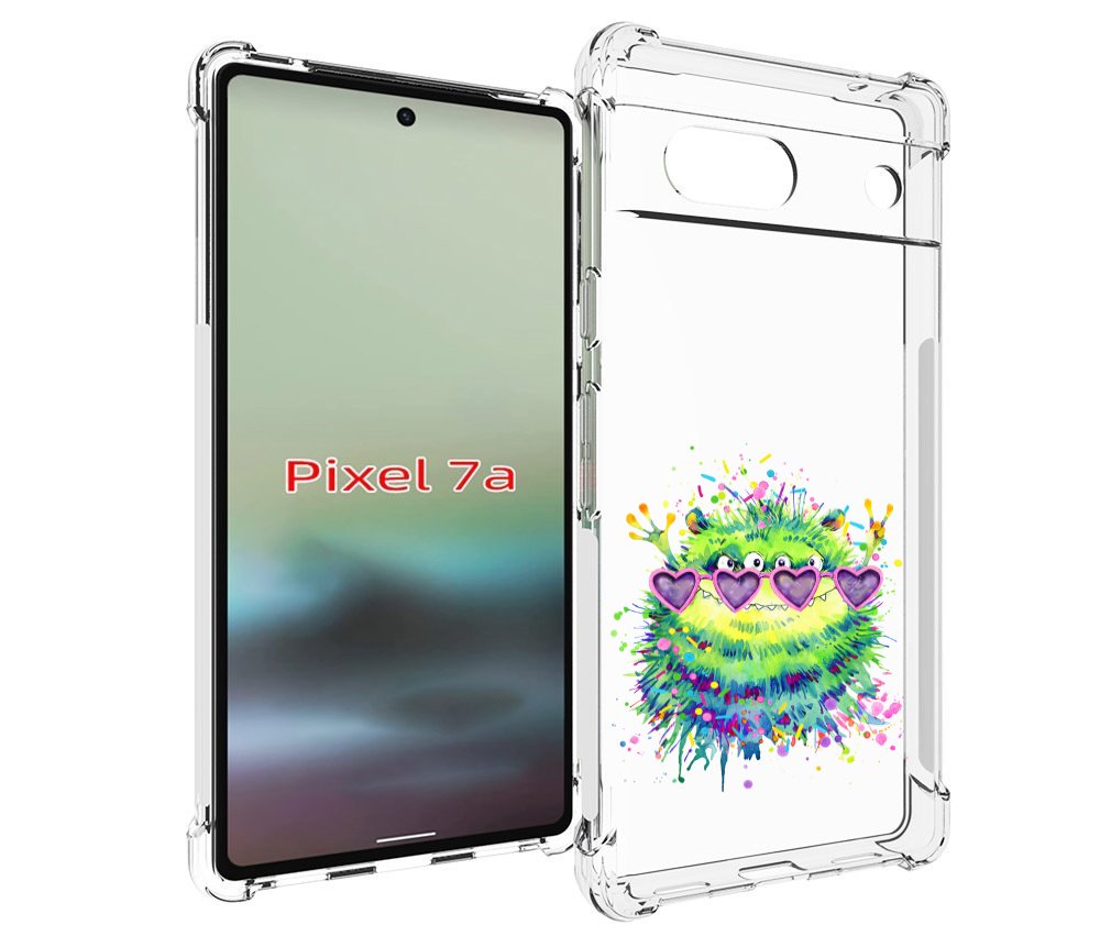 

Чехол MyPads Пушистый персонаж для Google Pixel 7A, Tocco