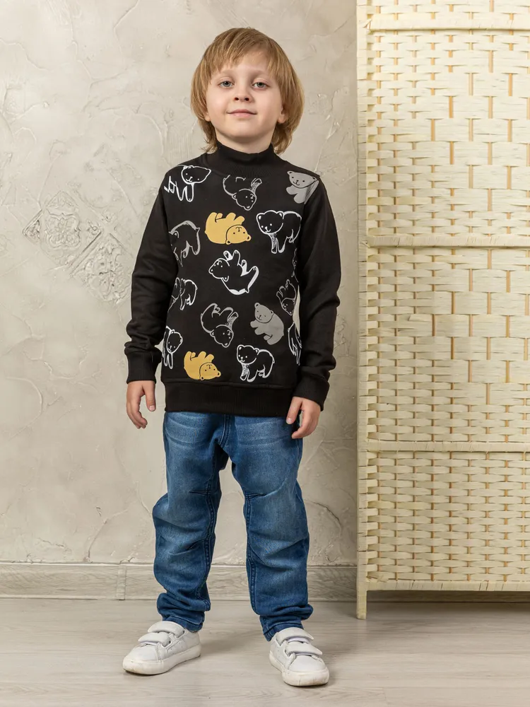 Джемпер детский M-Bimbo 4483, черный, 92