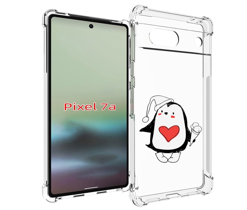 

Чехол MyPads Пингвин с мороженым для Google Pixel 7A, Tocco