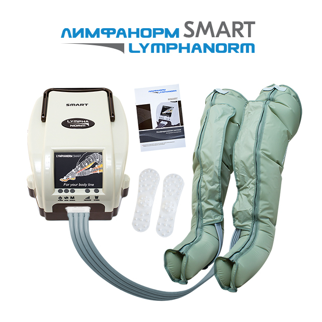 Аппарат прессотерапии и лимфодренажа LymphaNorm Smart + 2 манжеты для ног L