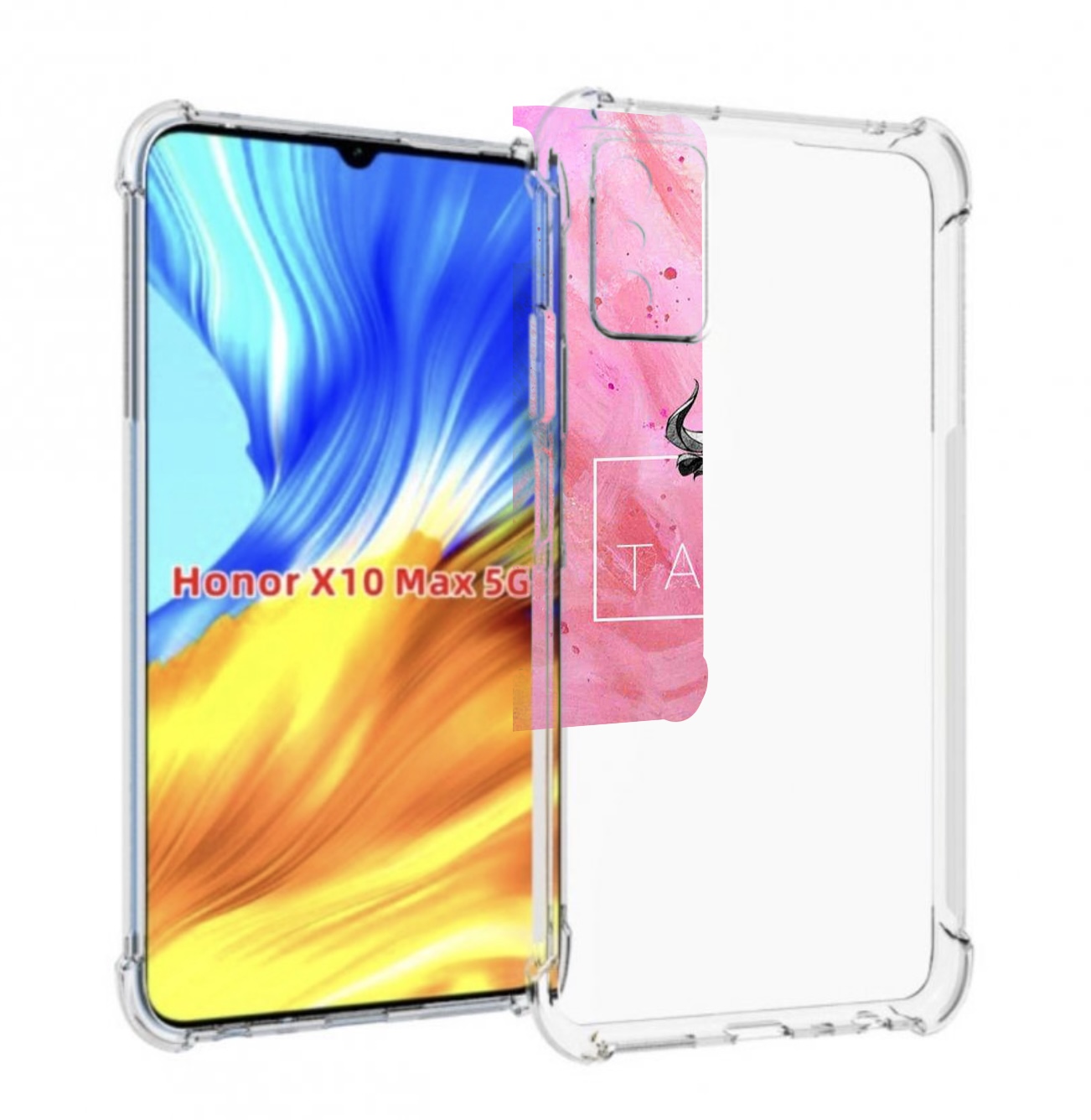 

Чехол MyPads знак-зодиака-телец-3 для Honor X10 Max, Прозрачный, Tocco