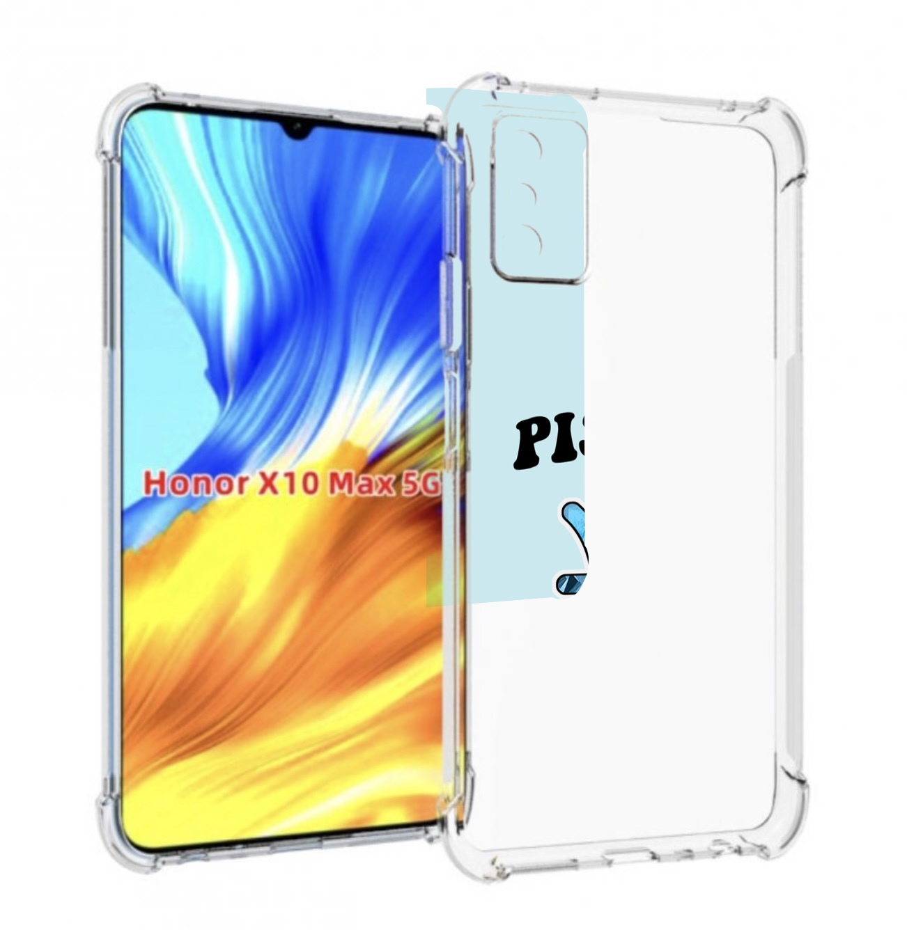 

Чехол MyPads знак-зодиака-рыбы-3 для Honor X10 Max, Прозрачный, Tocco