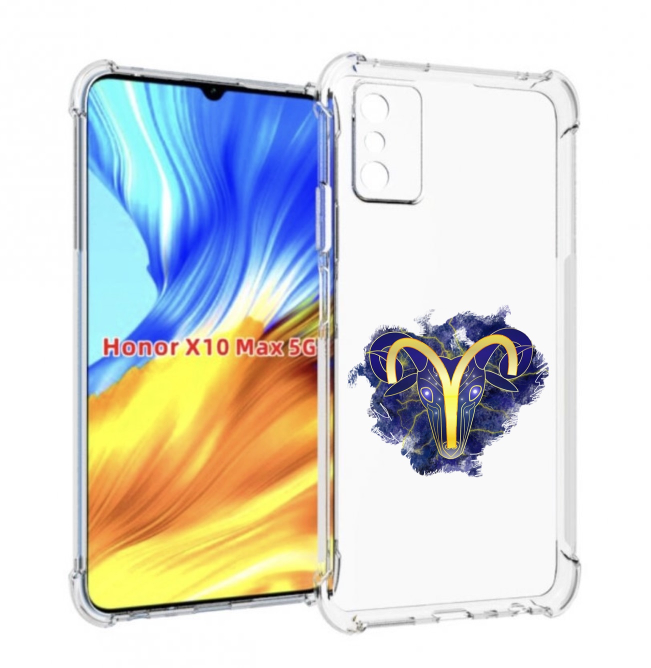 

Чехол MyPads знак-зодиака-овен-8 для Honor X10 Max, Прозрачный, Tocco