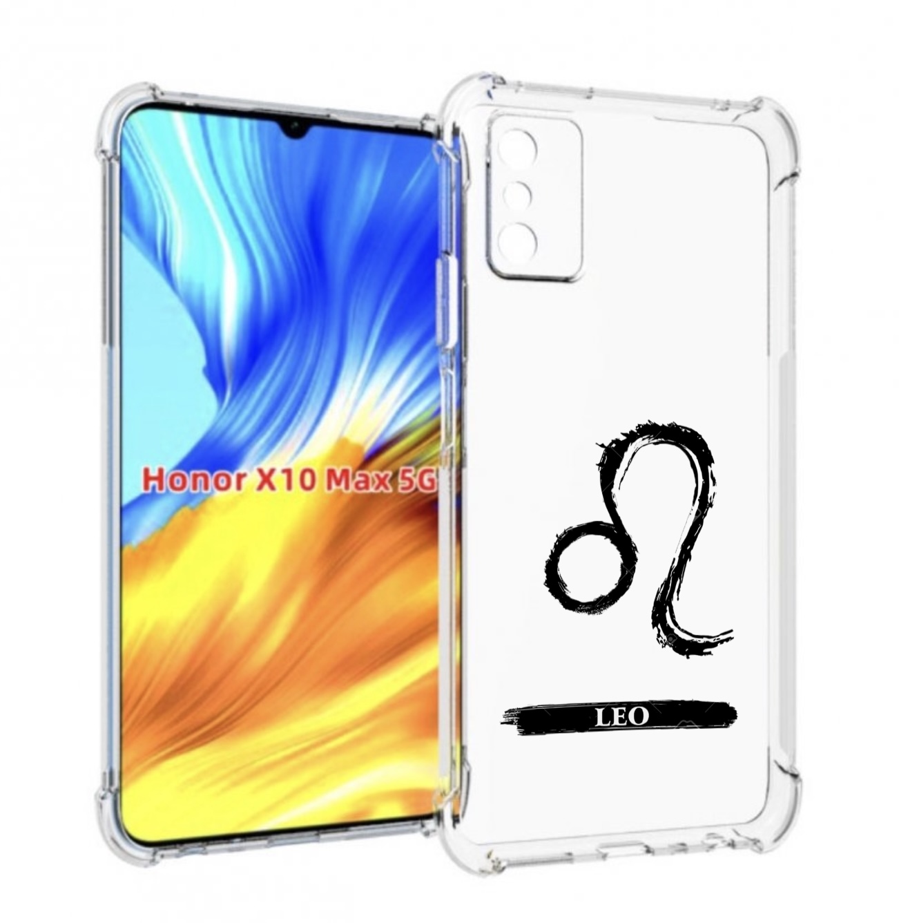

Чехол MyPads знак-зодиака-лев-7 для Honor X10 Max, Прозрачный, Tocco