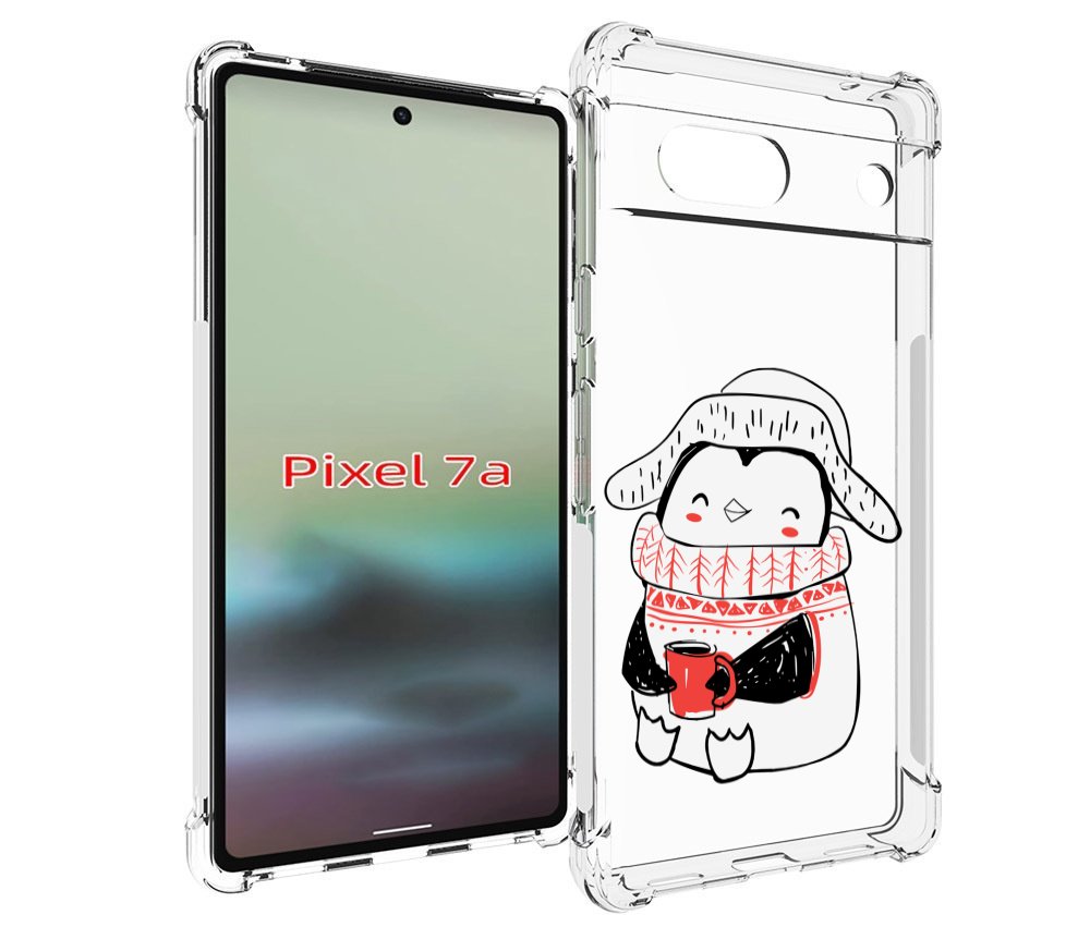 

Чехол MyPads Милый пингвин для Google Pixel 7A, Tocco