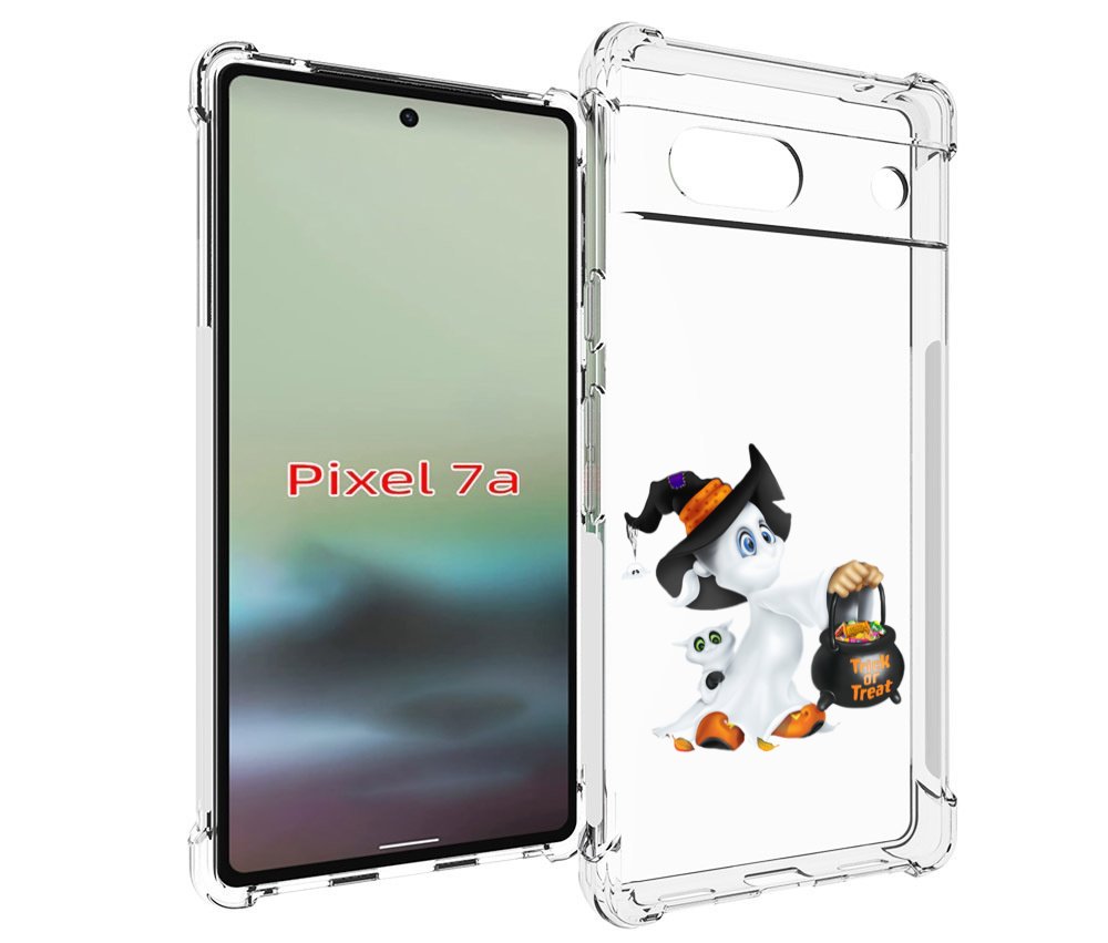 

Чехол MyPads Маленький призрак для Google Pixel 7A, Tocco