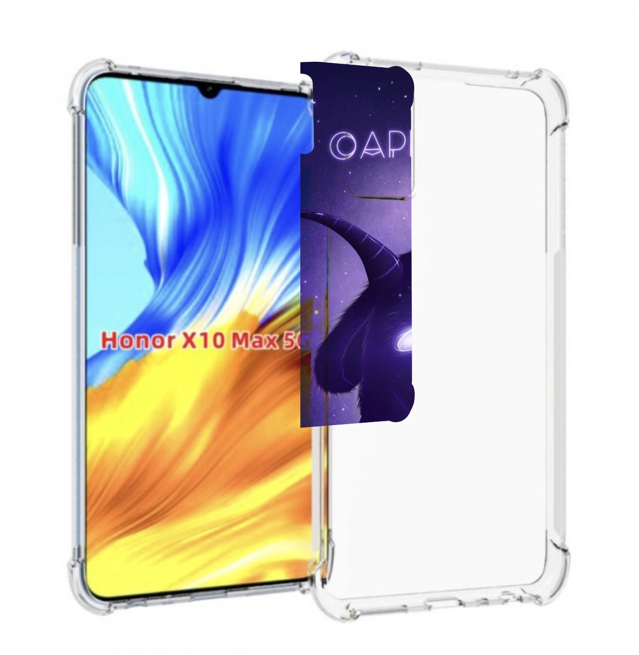 

Чехол MyPads знак-зодиака-козерог-7 для Honor X10 Max, Прозрачный, Tocco