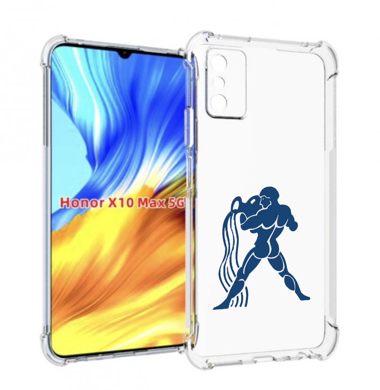 

Чехол MyPads знак-зодиака-водолей7 для Honor X10 Max, Прозрачный, Tocco