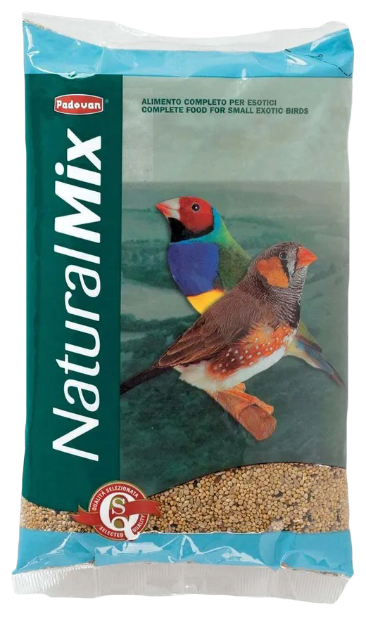 фото Корм для экзотических птиц padovan naturalmix esotici, 6шт по 1 кг