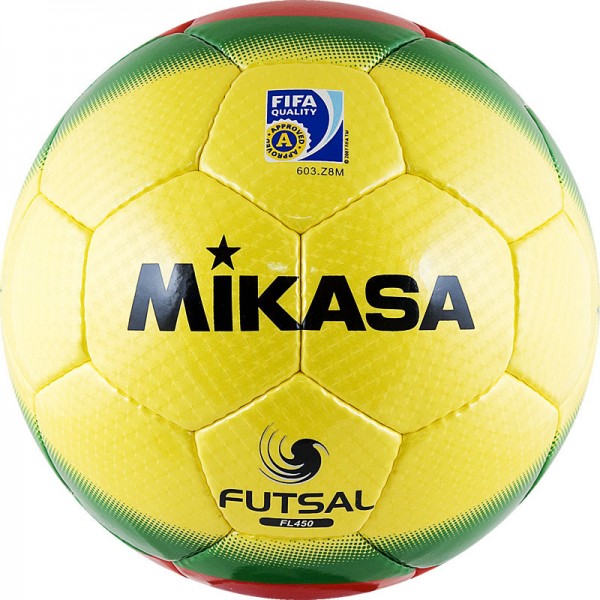 

Мяч футзальный "MIKASA FL450" FL450 P4, Желтый