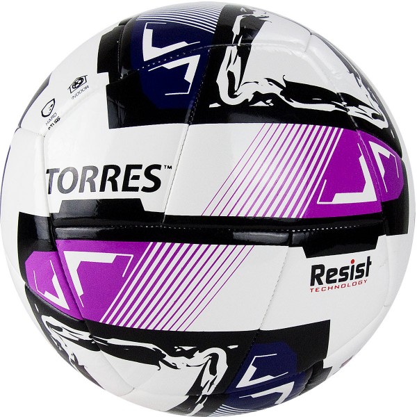 

Мяч футзал. "TORRES Futsal Resist" арт.FS321024, р.4, Белый