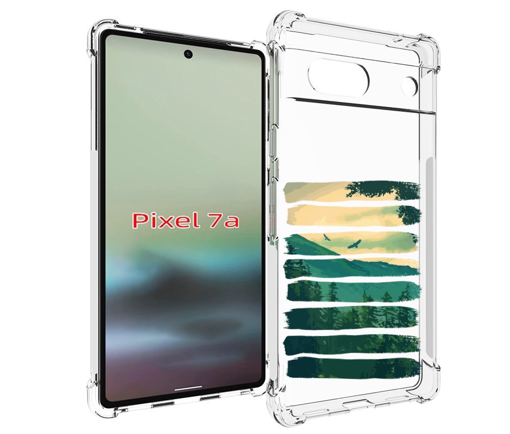 

Чехол MyPads Лесная чаща для Google Pixel 7A, Tocco