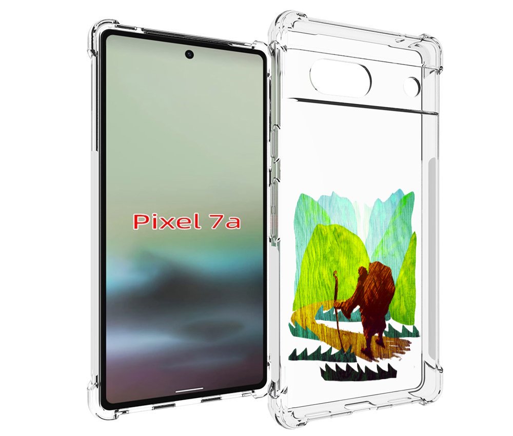 

Чехол MyPads Лесная тропа для Google Pixel 7A, Tocco