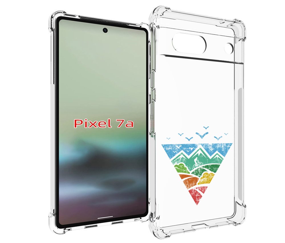

Чехол MyPads Лес земля море чайки для Google Pixel 7A, Tocco