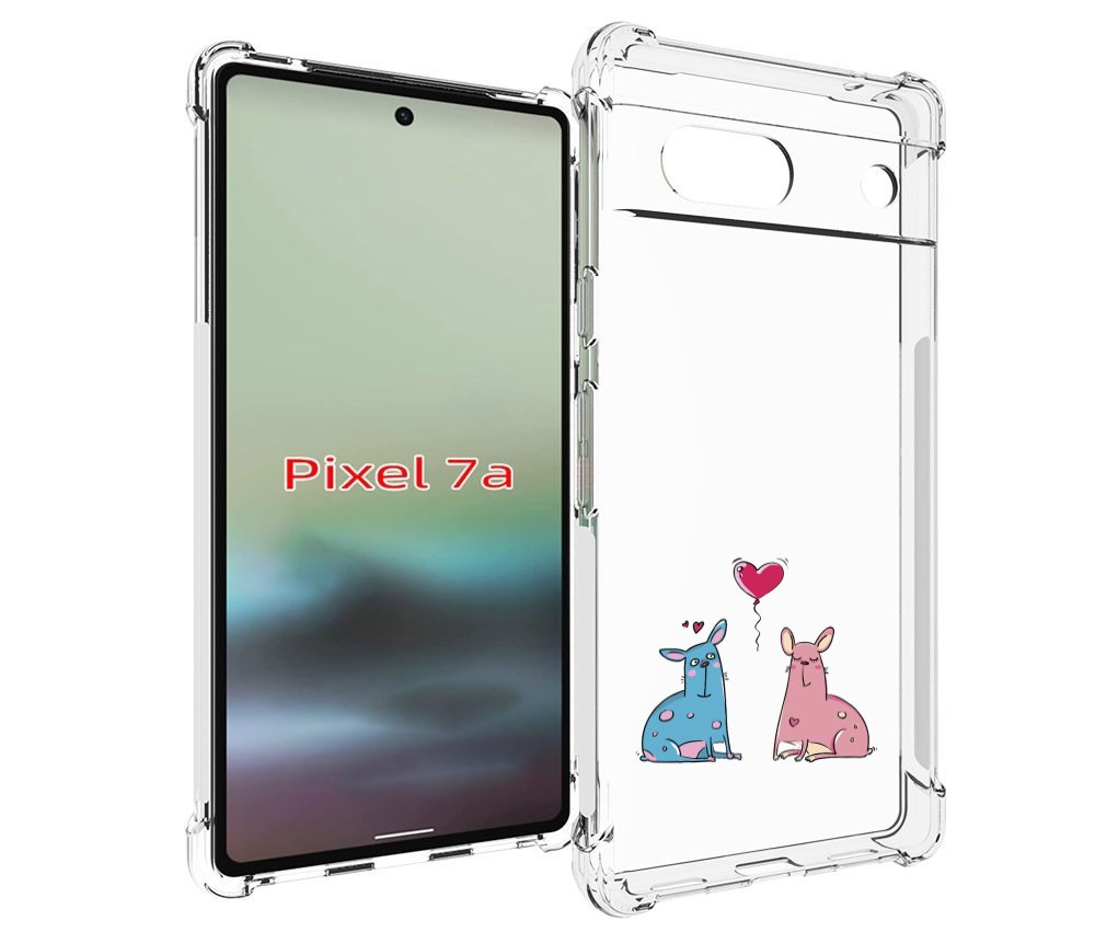 

Чехол MyPads Лама любовь для Google Pixel 7A, Tocco
