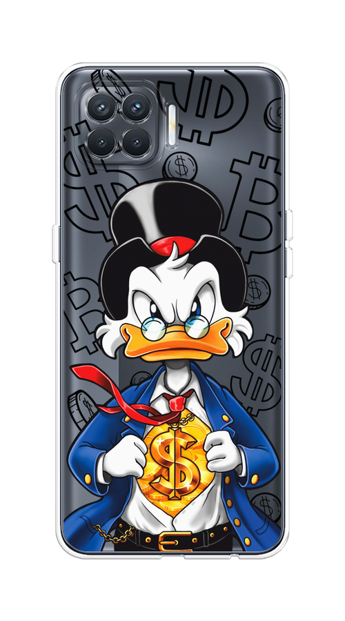 

Чехол на Oppo Reno 4 Lite/A93 "Scrooge Goldman", Черный;белый;синий, 255350-1