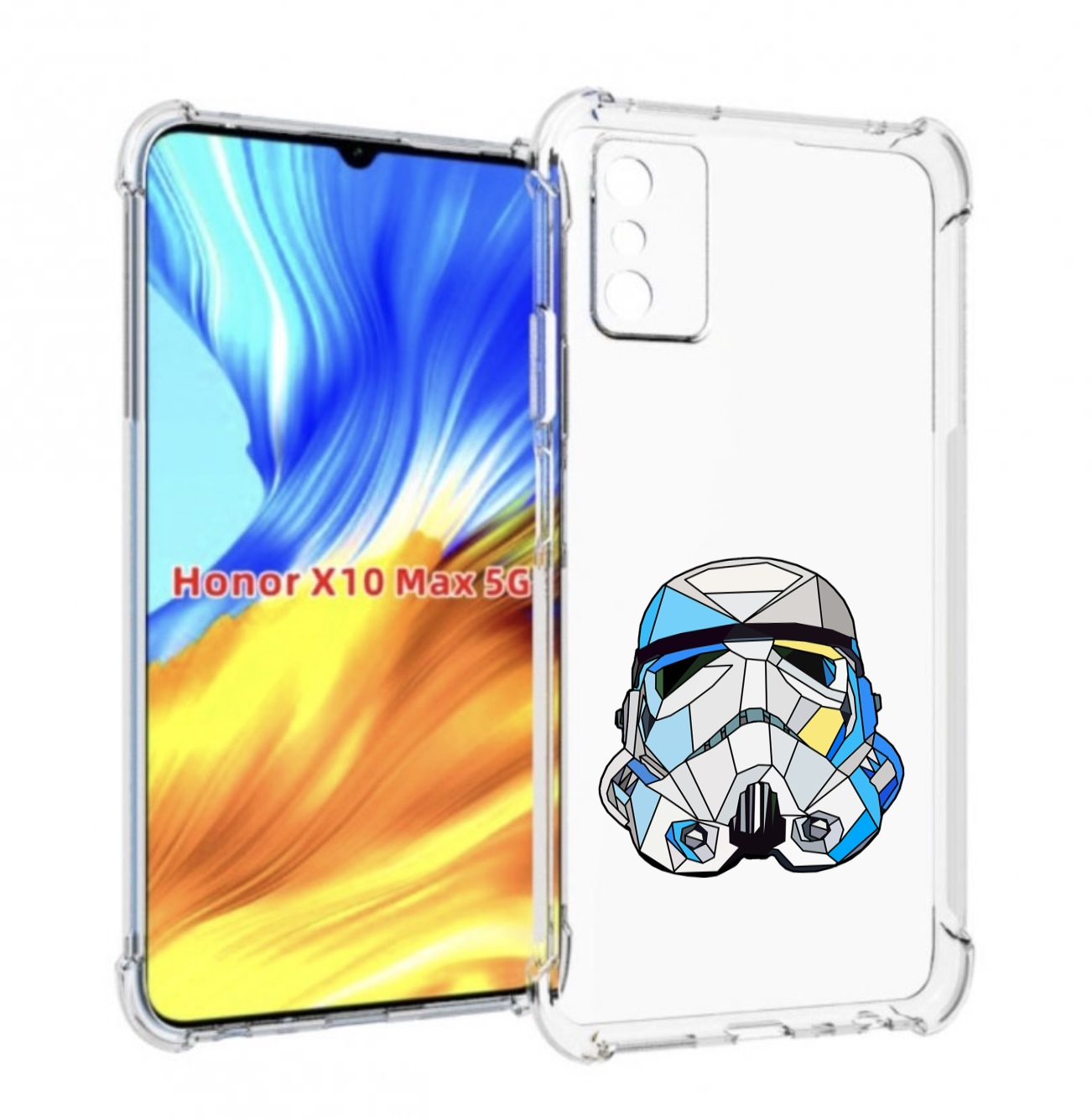 

Чехол Mypads Star Wars Дарт Вейдер Для Honor X10 Max, Прозрачный, Tocco
