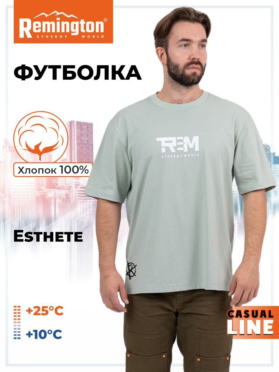 

Футболка мужская Remington UM1371 голубая L, Голубой, UM1371