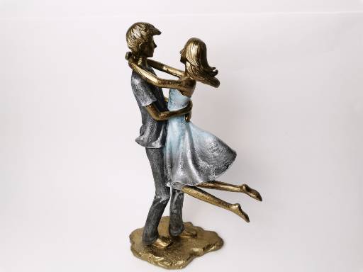 

Стауэтка "Кружащиеся возлюбленные", серия "Без лица", арт. XL-61037, Серебристый