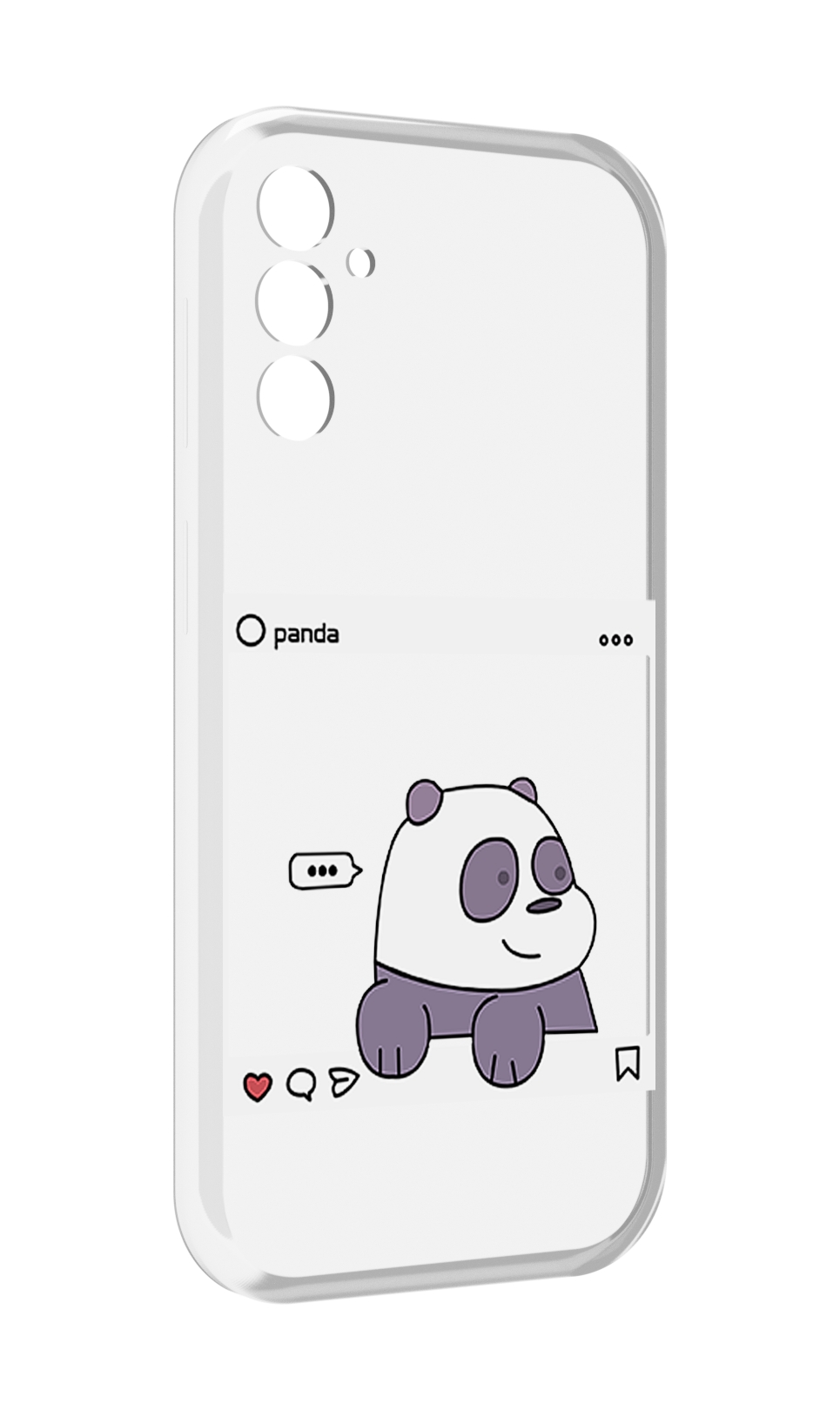 

Чехол MyPads пандочка-фотка для Samsung Galaxy M13, Прозрачный, Tocco